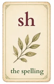 Card: sh, the spelling